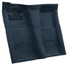 Molded Loop Carpet for 1967-1969 Chevrolet Camaro, Pontiac Firebird [OE-Style Jute Backing, 1-Piece, Dark Blue] - image 2