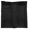Molded Loop Carpet for 1967-1969 Chevrolet Camaro, Pontiac Firebird [Mass Backing, 1-Piece, Black]
