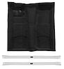 Molded Loop Carpet Kit for 1967-1969 Chevrolet Camaro, Pontiac Firebird [Mass Backing, 1-Piece, Black] - image 1