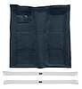 Molded Loop Carpet Kit for 1967-1969 Chevrolet Camaro, Pontiac Firebird [Mass Backing, 1-Piece, Dark Blue] - image 1