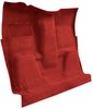 Molded Loop Carpet for 1973 Chevrolet/GMC K Series Truck [OE-Style Jute Backing, 1-Piece, Red] - image 2