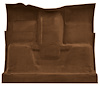 Molded Loop Carpet for 1973 Chevrolet/GMC K Series Truck [OE-Style Jute Backing, 1-Piece, Dark Saddle] - image 1