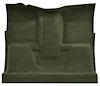 Molded Loop Carpet for 1973 Chevrolet/GMC K Series Truck [OE-Style Jute Backing, 1-Piece, Dark Olive Green] - image 1