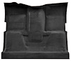 Molded Cut Pile Carpet for 1974 Chevrolet/GMC K Series Truck [OE-Style Jute Backing, 1-Piece, Black] - image 1