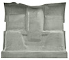 Molded Cut Pile Carpet for 1974 Chevrolet/GMC K Series Truck [OE-Style Jute Backing, 1-Piece, Silver] - image 1