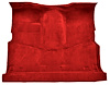 Molded Cut Pile Carpet for 1981-1987 Chevrolet, GMC C/K/R/V Series Truck [OE-Style Jute Backing, 1-Piece, Dark Red Carmine] - image 1