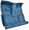 Molded Cut Pile Carpet for 1981-1987 Chevrolet, GMC C/K/R/V Series Truck [OE-Style Jute Backing, 1-Piece, Blue] - image 2