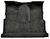 Molded Cut Pile Carpet for 1981-1987 Chevrolet, GMC C/K/R/V Series Truck [Mass Backing, 1-Piece, Charcoal] - image 1