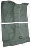 Molded Cut Pile Carpet Fits Select 2014-2018 Chevrolet, GMC Double Cab Truck Models [OE-Style Jute Backing, 2-Piece, Mist Gray] - image 2