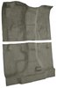 Molded Cut Pile Carpet Fits Select 2014-2018 Chevrolet, GMC Double Cab Truck Models [OE Jute Backing, 2-Piece, Medium Sand Gray] - image 2