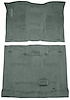 Molded Cut Pile Carpet Fits Select 2014-2018 Chevrolet, GMC Crew Cab Truck Models [OE-Style Jute Backing, 2-Piece, Mist Gray] - image 1