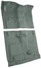 Molded Cut Pile Carpet Fits Select 2014-2018 Chevrolet, GMC Crew Cab Truck Models [OE-Style Jute Backing, 2-Piece, Mist Gray] - image 2