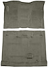 Molded Cut Pile Carpet Fits Select 2014-2018 Chevrolet, GMC Crew Cab Truck Models [OE Jute Backing, 2-Piece, Medium Sand Gray]
