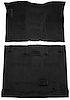 Molded Cut Pile Carpet Fits Select 2014-2018 Chevrolet, GMC Crew Cab Truck Models [Mass Backing, 2-Piece, Black] - image 1