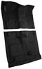 Molded Cut Pile Carpet Fits Select 2014-2018 Chevrolet, GMC Crew Cab Truck Models [Mass Backing, 2-Piece, Black] - image 2