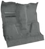 Molded Cut Pile Carpet for 1987 Chevrolet/GMC R Series Truck [OE-Style Jute Backing, 1-Piece, Dove Gray] - image 2