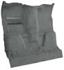 Molded Cut Pile Carpet for 1987 Chevrolet/GMC R Series Truck [Mass Backing, 1-Piece, Dove Gray] - image 2