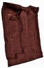 Molded Cut Pile Carpet for 1988-2002 Chevrolet/GMC C/K Series Trucks [OE-Style Jute Backing, Extended Cab, 1-Piece, Claret] - image 2