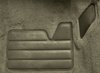 Molded Cut Pile Carpet for 1988-2002 Chevy/GMC C/K Series Trucks [Jute Backing, Extended Cab, 1-Piece, Medium Sand Gray/Neutral] - image 3
