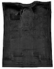 Molded Cut Pile Carpet for 1988-2002 Chevrolet/GMC C/K Series Trucks [Mass Backing, Extended Cab, 1-Piece, Black] - image 1