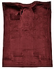 Molded Cut Pile Carpet for 1988-2002 Chevrolet/GMC C/K Series Trucks [Mass Backing, Extended Cab, 1-Piece, Maroon] - image 1