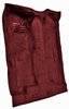 Molded Cut Pile Carpet for 1988-2002 Chevrolet/GMC C/K Series Trucks [Mass Backing, Extended Cab, 1-Piece, Maroon] - image 2