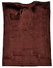 Molded Cut Pile Carpet for 1988-2002 Chevrolet/GMC C/K Series Trucks [Mass Backing, Extended Cab, 1-Piece, Claret] - image 1