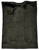 Molded Cut Pile Carpet for 1988-2002 Chevrolet/GMC C/K Series Trucks [Mass Backing, Extended Cab, 1-Piece, Charcoal] - image 1