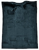 Molded Cut Pile Carpet for 1988-2002 Chevrolet/GMC C/K Series Trucks [Mass Backing, Extended Cab, 1-Piece, Midnight Blue] - image 1