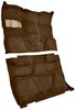 Molded Cut Pile Carpet for 1981-1991 Chevrolet/GMC C/R Series Trucks [OE-Style Jute Backing, Crew Cab, 2-Piece, Cognac] - image 2