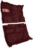 Molded Cut Pile Carpet for 1981-1991 Chevrolet/GMC C/R Series Trucks [Mass Backing, Crew Cab, 2-Piece, Maroon] - image 2