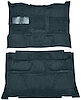 Molded Cut Pile Carpet for 1981-1991 Chevrolet/GMC C/R Series Trucks [Mass Backing, Crew Cab, 2-Piece, Midnight Blue] - image 1