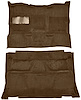Molded Cut Pile Carpet for 1981-1991 Chevrolet/GMC C/R Series Trucks [Mass Backing, Crew Cab, 2-Piece, Cognac] - image 1