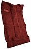 Molded Cut Pile Carpet for 1992-2000 Chevrolet/GMC C/K Series Trucks [OE-Style Jute Backing, Crew Cab, 1-Piece, Oxblood] - image 2