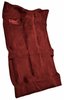 Molded Cut Pile Carpet for 1992-2000 Chevrolet/GMC C/K Series Trucks [Mass Backing, Crew Cab, 1-Piece, Oxblood] - image 2