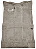 Molded Cut Pile Carpet for 1992-2000 Chevrolet/GMC C/K Series Trucks [Mass Backing, Crew Cab, 1-Piece, Medium Gray/Pewter] - image 1