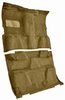 Molded Cut Pile Carpet for 1981-1991 Chevy/GMC C/K/R/V Series Trucks [OE-Style Jute Backing, Crew Cab, 2-Piece, Medium Dark Oak] - image 2