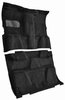 Molded Cut Pile Carpet for 1981-1991 Chevrolet/GMC C/K/R/V Series Trucks [Mass Backing, Crew Cab, 2-Piece, Black] - image 2