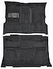 Molded Cut Pile Carpet for 1981-1991 Chevrolet/GMC C/K/R/V Series Trucks [Mass Backing, Crew Cab, 2-Piece, Graphite] - image 1