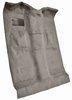 Molded Cut Pile Carpet for 1999-2007 Chevy Silverado/GMC Sierra Trucks [Jute Backing, Extended Cab, 1-Piece, Medium Gray/Pewter] - image 2
