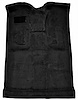 Molded Cut Pile Carpet Fits Select 1999-2007 Cadillac/Chevy/GMC Trucks [OE-Style Jute Backing, Crew Cab, 1-Piece, Black] - image 1