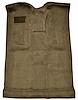 Molded Cut Pile Carpet Fits Select 1999-2007 Cadillac/Chevy/GMC Trucks [OE-Style Jute Backing, Crew Cab, 1-Piece, Medium Beige] - image 1