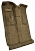 Molded Cut Pile Carpet Fits Select 1999-2007 Cadillac/Chevy/GMC Trucks [OE-Style Jute Backing, Crew Cab, 1-Piece, Medium Beige] - image 2