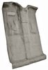 Molded Cut Pile Carpet Fits Select 1999-2007 Cadillac/Chevy/GMC Trucks [Jute Backing, Crew Cab, 1-Piece, Medium Gray/Pewter] - image 2