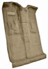 Molded Cut Pile Carpet Fits Select 1999-2007 Cadillac/Chevy/GMC Trucks [Jute Backing, Crew Cab, 1-Piece, Antelope/Light Neutral] - image 2