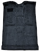 Molded Cut Pile Carpet Fits Select 1999-2007 Cadillac/Chevy/GMC Trucks [Mass Backing, Crew Cab, 1-Piece, Navy Blue] - image 1