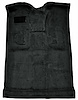 Molded Cut Pile Carpet Fits Select 1999-2007 Cadillac/Chevy/GMC Trucks [Mass Backing, Crew Cab, 1-Piece, Ebony] - image 1