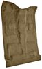 Molded Cut Pile Carpet Fits Select 2007-2014 Cadillac/Chevy/GMC Truck [Jute Back, Crew Cab, 1-Piece, Antelope/Light Neutral] - image 2