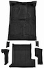 Molded Cut Pile Carpet Fits Select 1983-1994 Chevrolet/GMC SUVs [OE-Style Jute Backing, 2-Door, 6-Piece, Black] - image 1