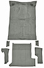Molded Cut Pile Carpet Fits Select 1983-1994 Chevrolet/GMC SUVs [OE-Style Jute Backing, 2-Door, 6-Piece, Silver] - image 1